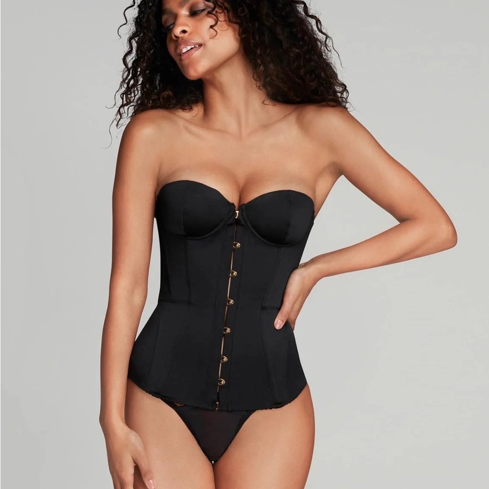 Agent Provocateur NWT Mercy corset black small size 2 - Picture 5 of 5
